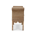 Newport Scalloped Bench FURNITURE - ottoman Bramble