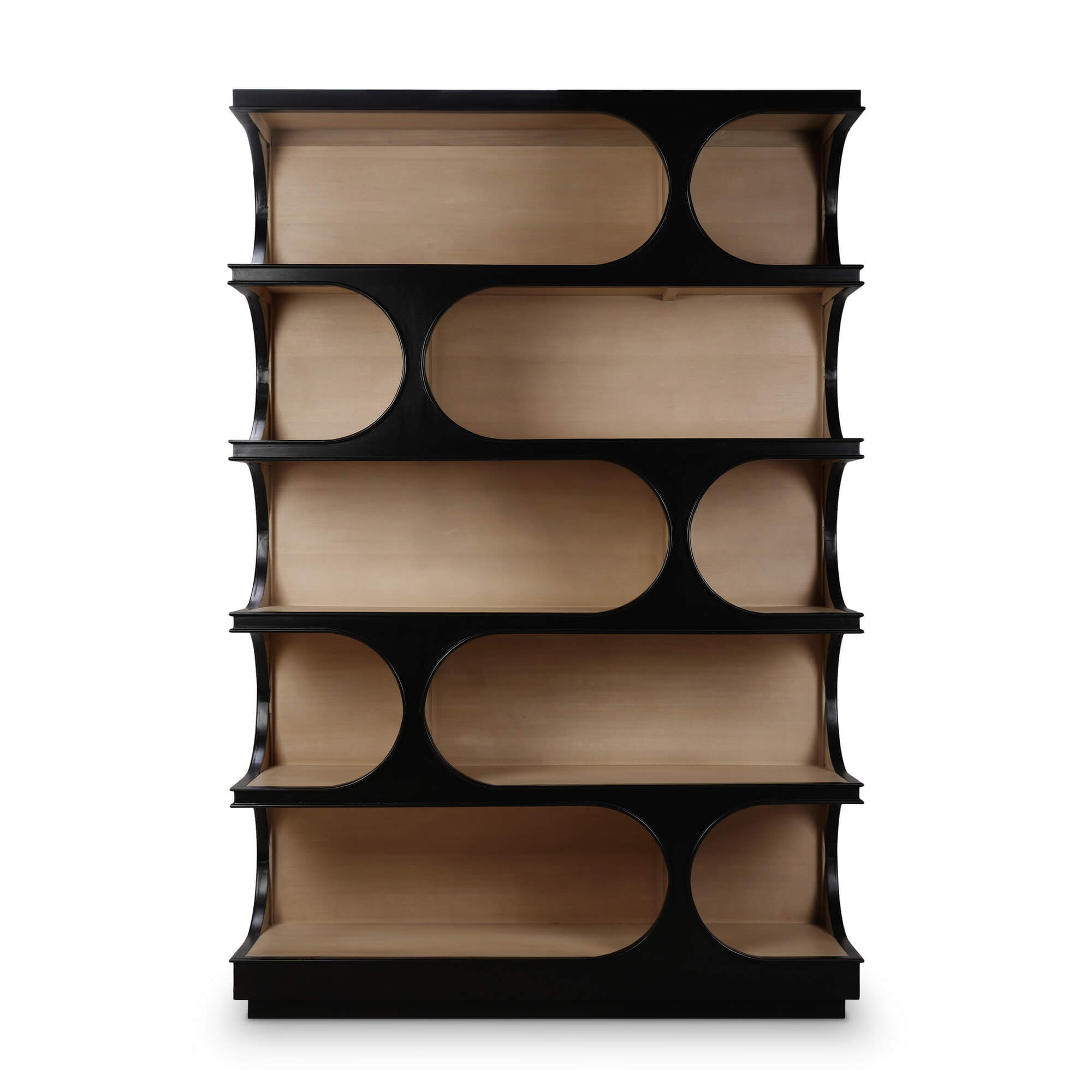 Vincent Crescent Bookcase FURNITURE - bookcase Bramble