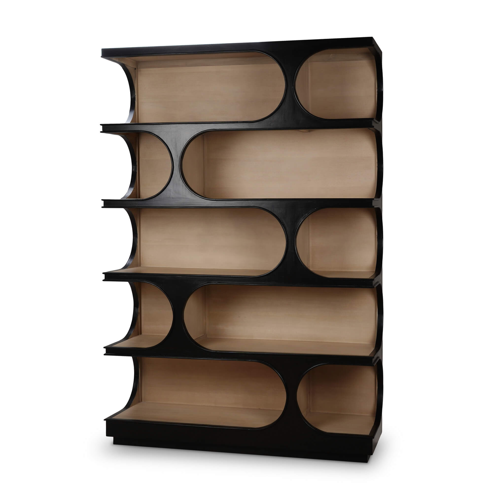 Vincent Crescent Bookcase FURNITURE - bookcase Bramble