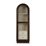 Vannes Single Door Display Cabinet FURNITURE - cabinet Bramble
