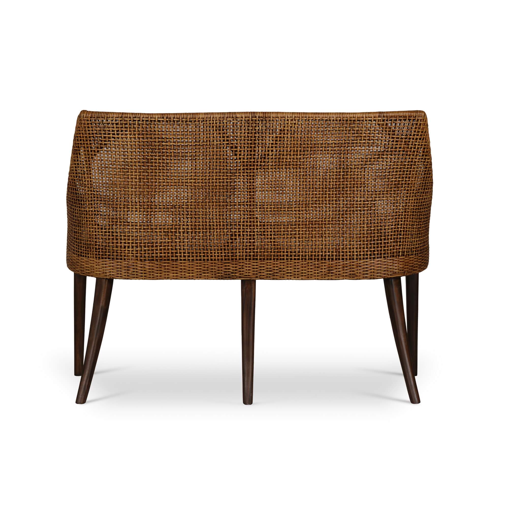 Savanah Rattan Loveseat FURNITURE - accent chair Bramble