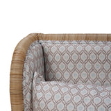 Hattie Rattan Wing Chair FURNITURE - accent chair Bramble