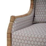 Hattie Rattan Wing Chair FURNITURE - accent chair Bramble
