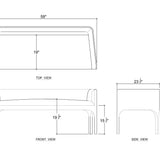 Vannes Bench FURNITURE - bench Bramble
