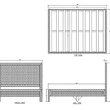 Kylie Rattan Bed