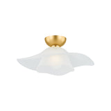Netherlee Flush Mount LIGHTING - flush mount Hudson Valley Lighting Aged Brass