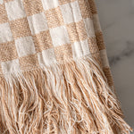 Checkered Throw Blanket - Rug & Weave