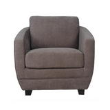 Baltimore Club Chair - Pecan Brown - Rug & Weave