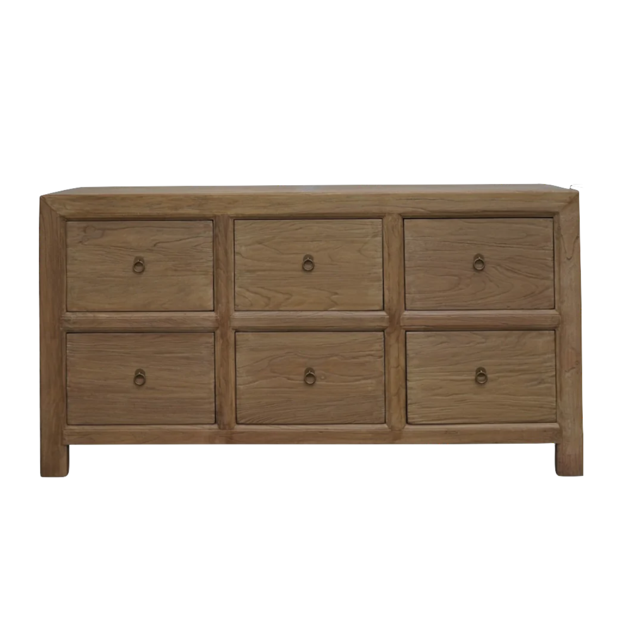 Reid 6 drawer Reclaimed Wood Sideboard 7 - FURNITURE - sideboard/cabinet Hauer Market Natural