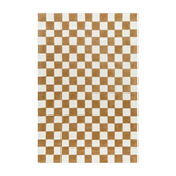 OVERSTOCK RUG - Brooks Checkered Camel Rug - 8' x 10'