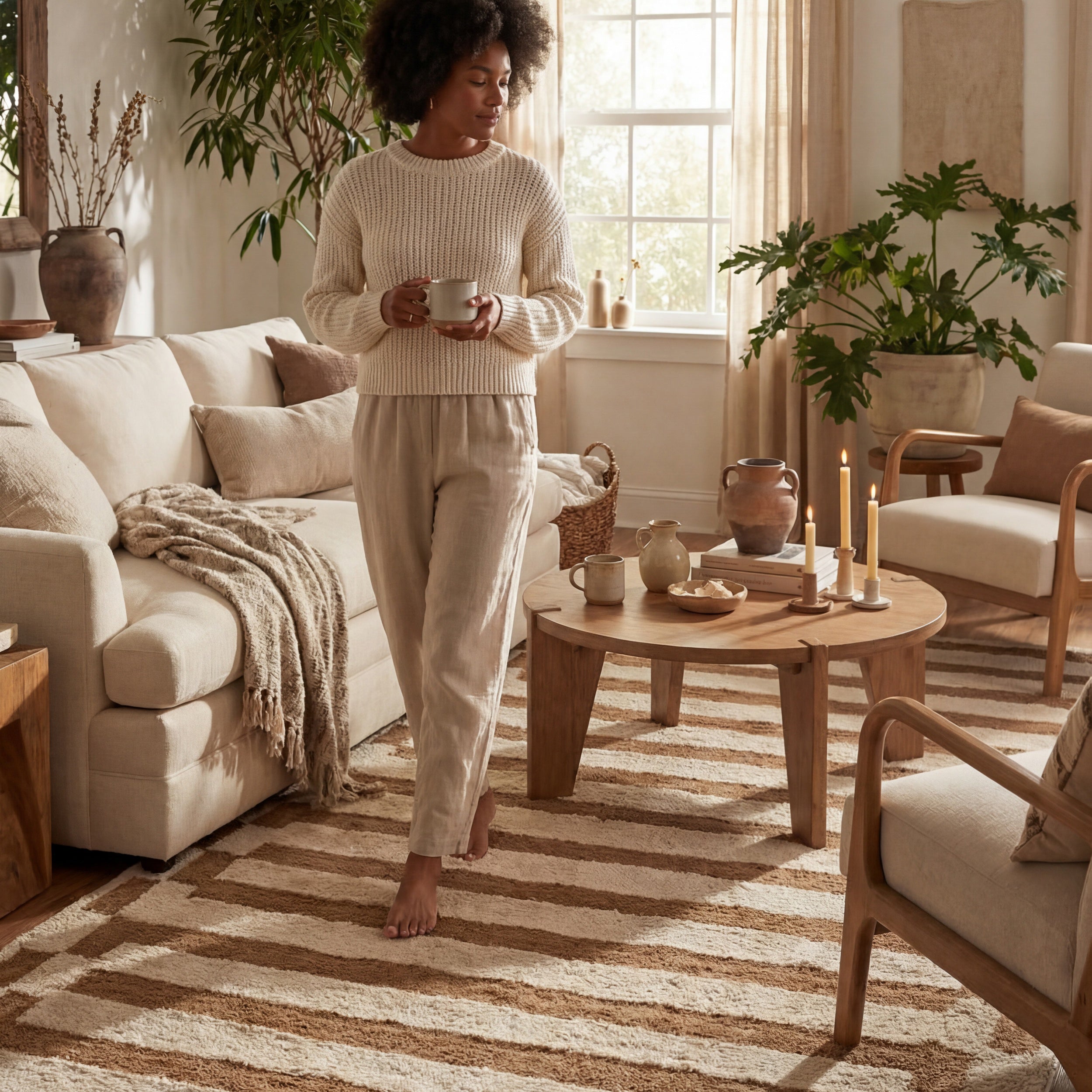 Velaina Handmade Washable Wool Rug RUGS - wool Dash & Albert
