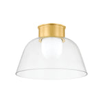 Lakeside Flush Mount LIGHTING - flush mount Hudson Valley Lighting Aged Brass Small