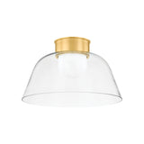 Lakeside Flush Mount LIGHTING - flush mount Hudson Valley Lighting Aged Brass Large