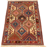 2'9" x 5'2" Vintage Persian Yalameh Rug