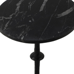 Jocelyn End Table - Black Marble FURNITURE - accent table Four Hands