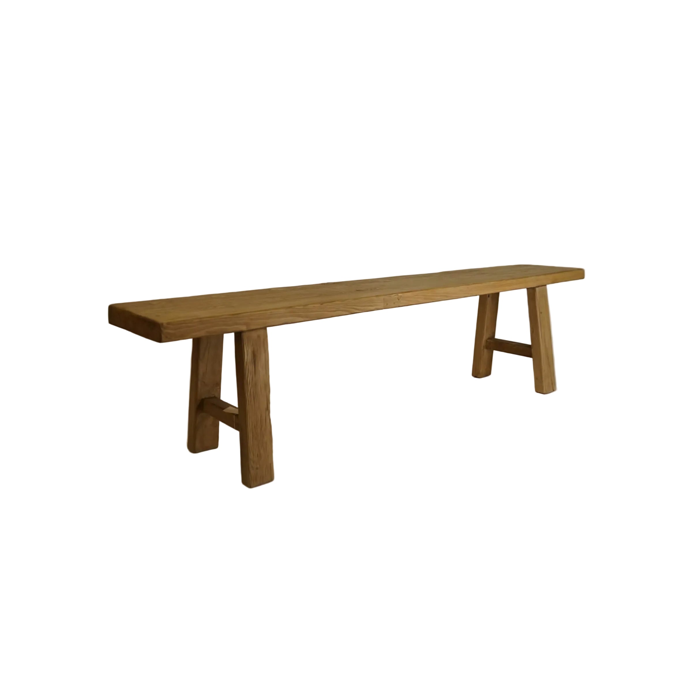 Waldo Reclaimed Wood Bench 5-VINTAGE-bench Hauer Market Small Natural