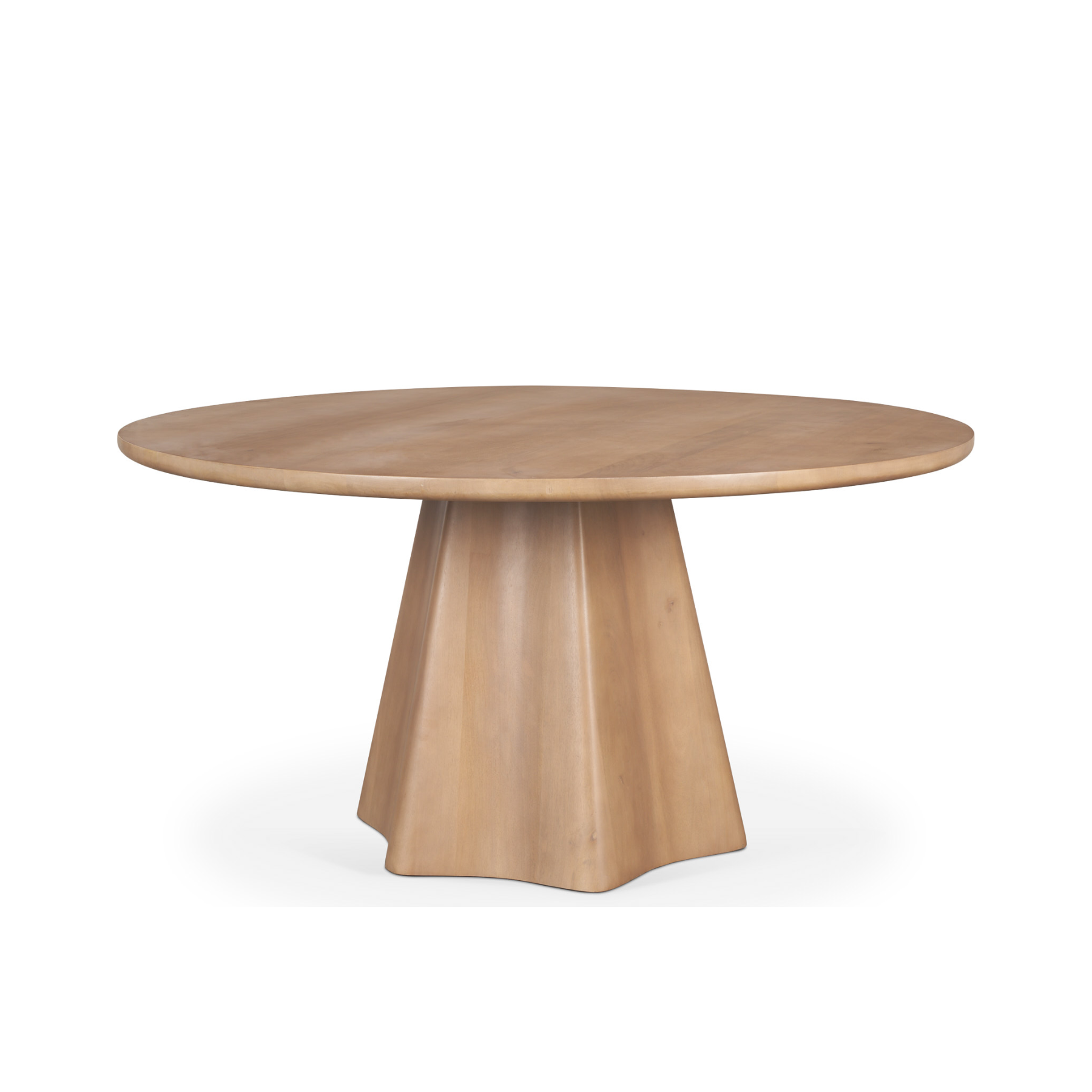 Jinny Round Dining Table Dining Tables Mercana 60" Light Brown