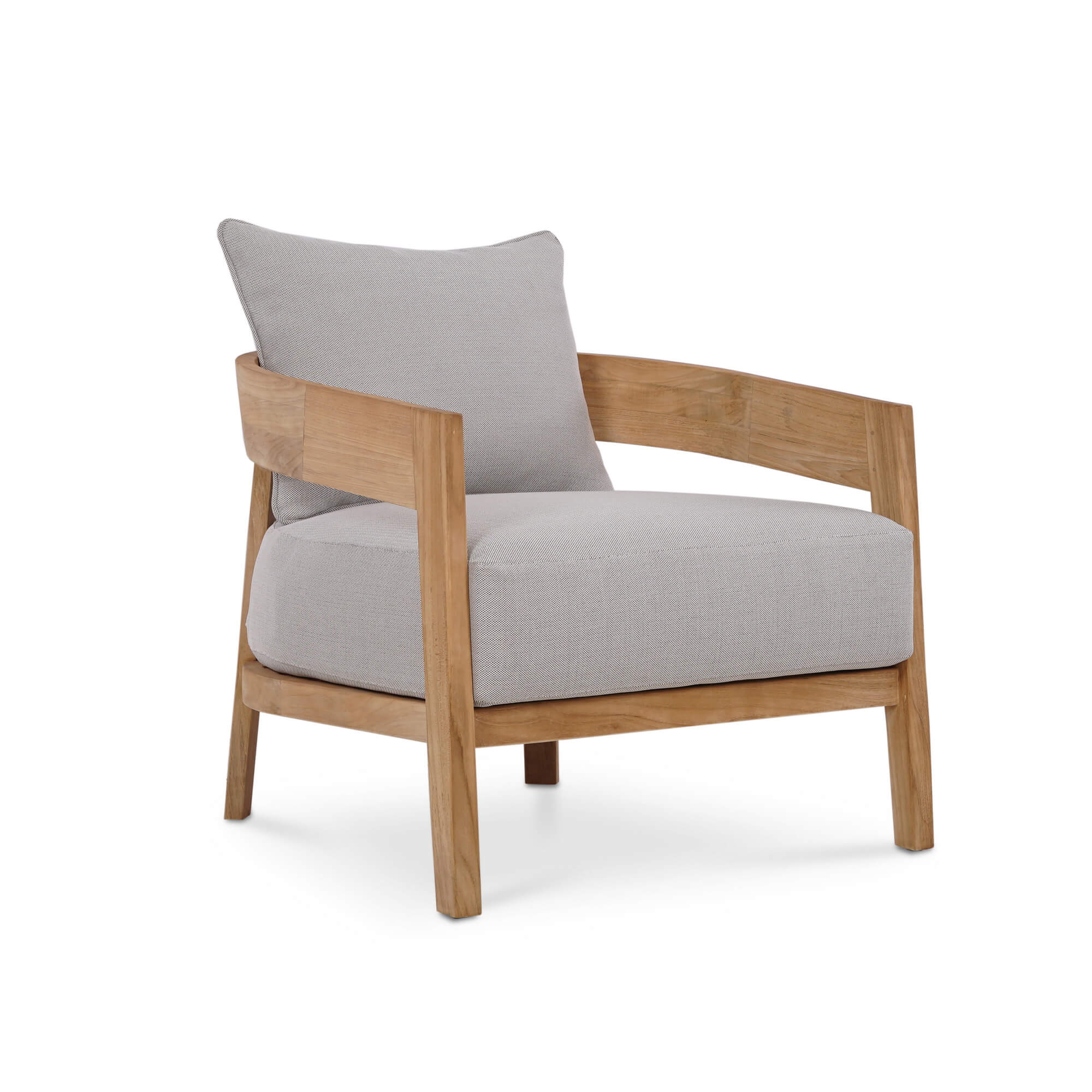 Ralyn Outdoor Teak Single Seater Furniture - outdoor chairs Bramble