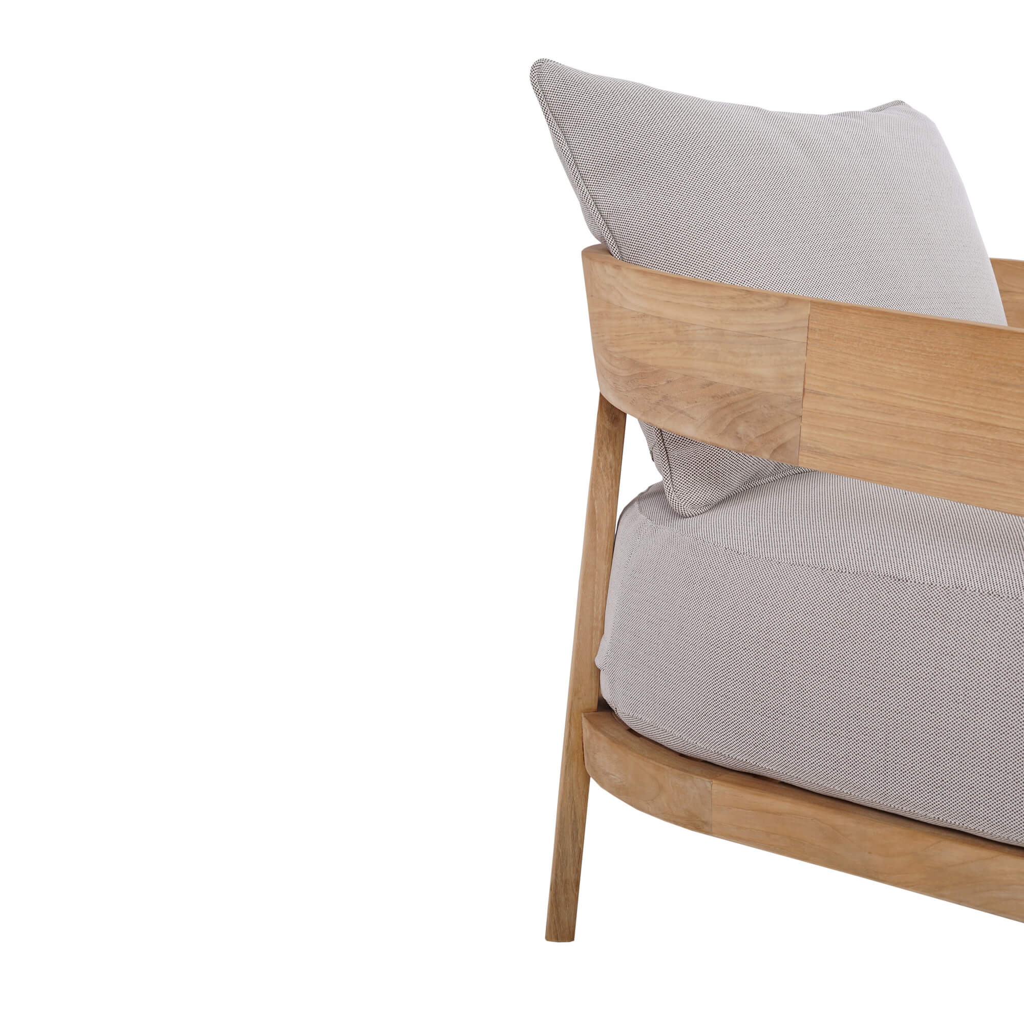 Ralyn Outdoor Teak Single Seater Furniture - outdoor chairs Bramble