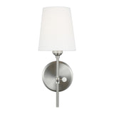 Baker One Light Wall Sconce LIGHTING - sconce Visual Comfort Brushed Nickel