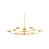Taormina Chandelier LIGHTING - chandelier Hudson Valley Lighting Vintage Gold Leaf Large
