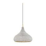 Hampstead Pendant LIGHTING - Pendant Hudson Valley Lighting Aged Brass Small
