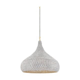 Hampstead Pendant LIGHTING - Pendant Hudson Valley Lighting Aged Brass Medium