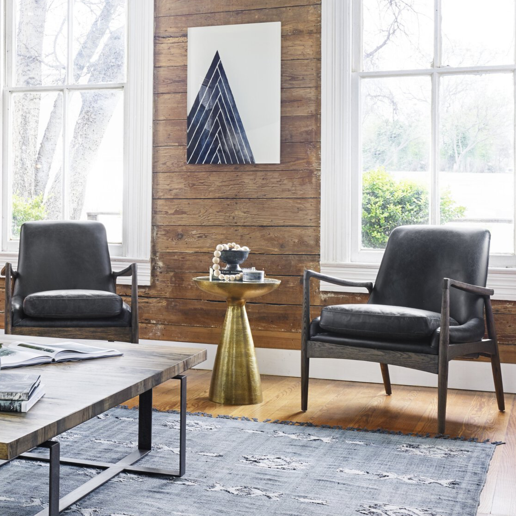 Marlow Mod Pedestal Table FURNITURE - side table Four Hands