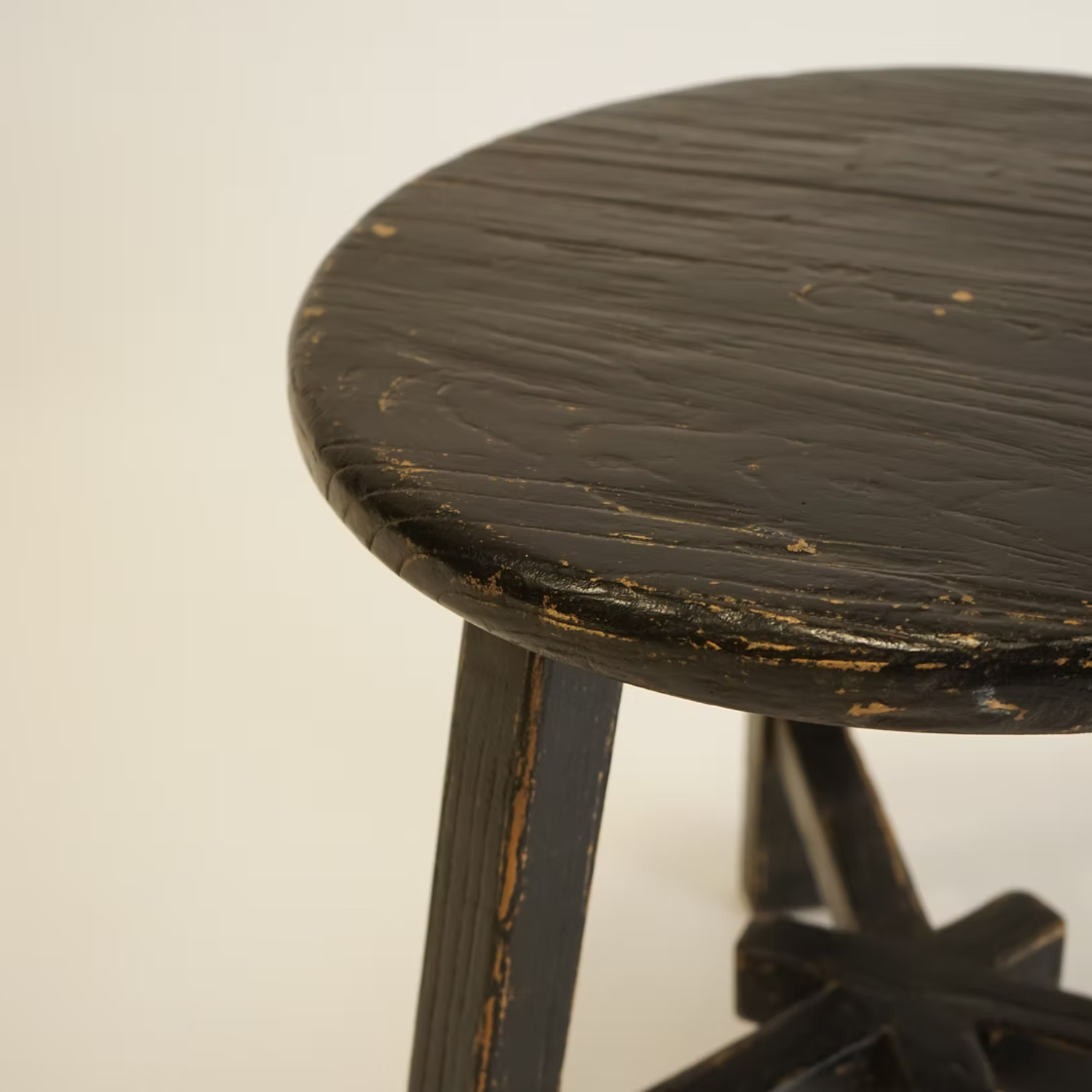 Dobbie Reclaimed Elm Wood Side Table 5-VINTAGE-end table Hauer Market