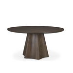 Jinny Round Dining Table Dining Tables Mercana 60" Dark Brown