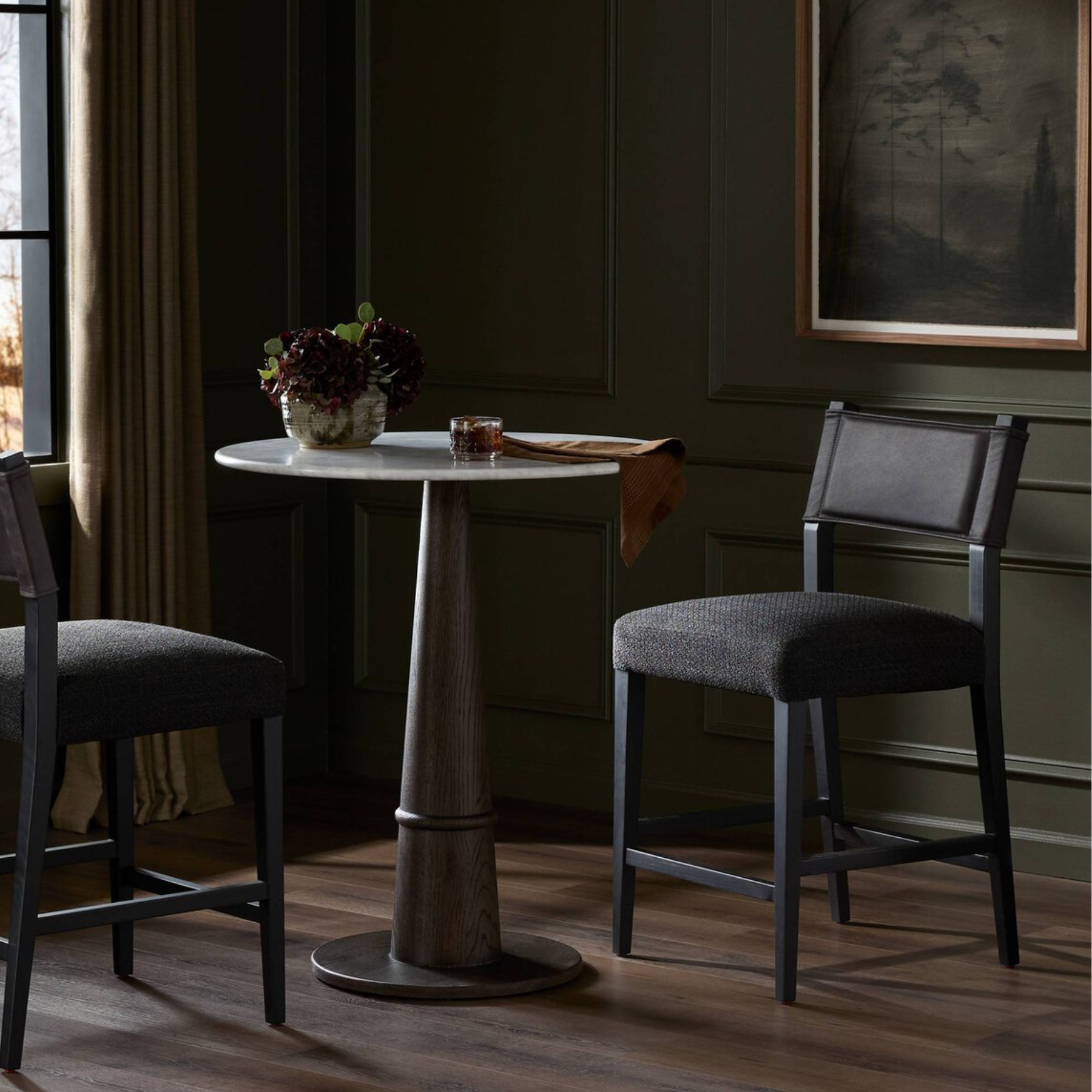 Ferris Counter Stool - Black - Rug & Weave