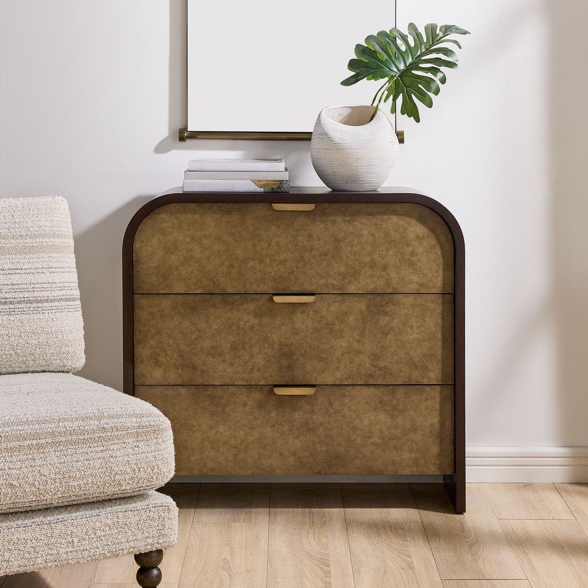 Byram 3 Drawer Chest FURNITURE - Cabinet Uttermost