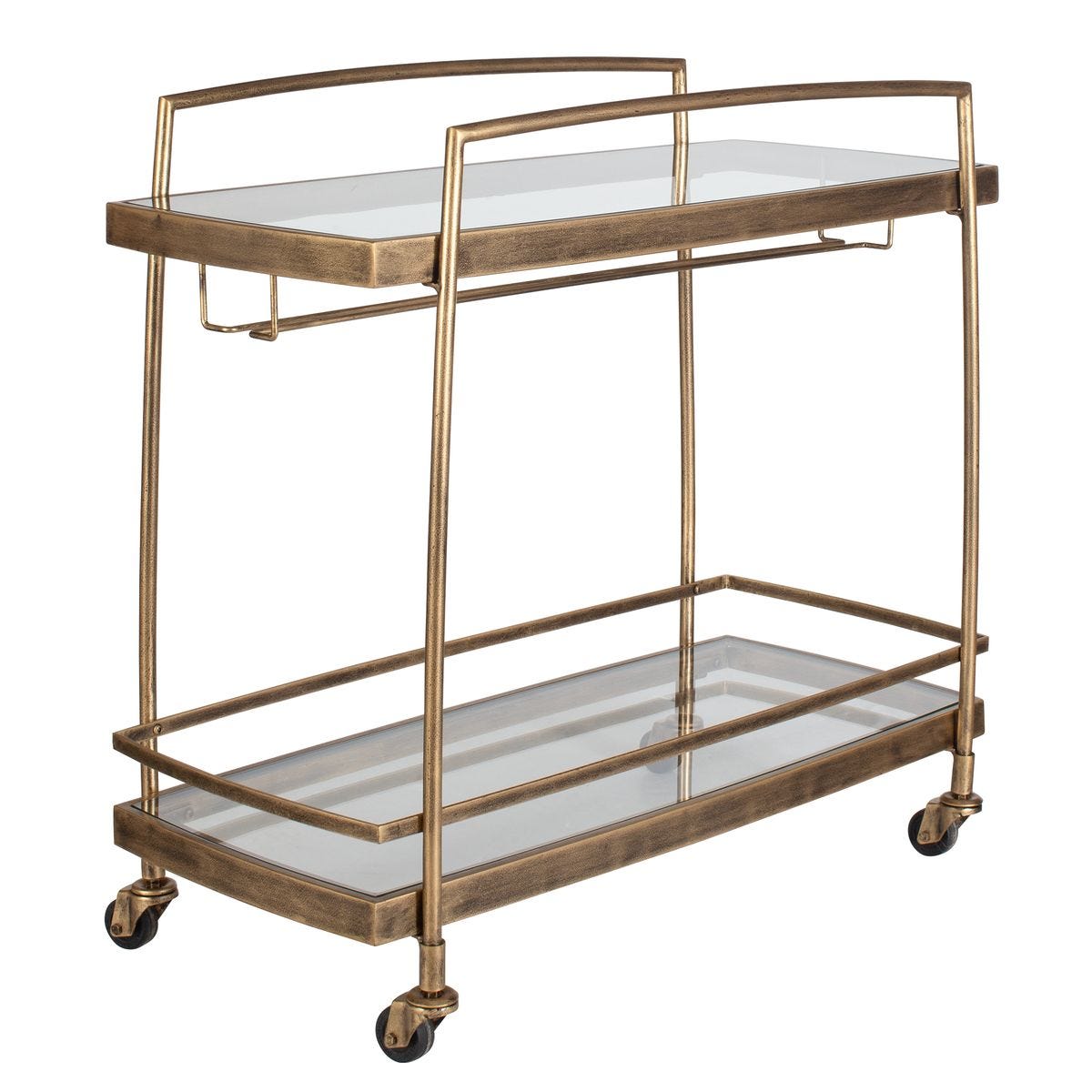 Scarra Bar Cart FURNITURE - bar carts & cabinet Uttermost