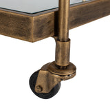 Scarra Bar Cart FURNITURE - bar carts & cabinet Uttermost