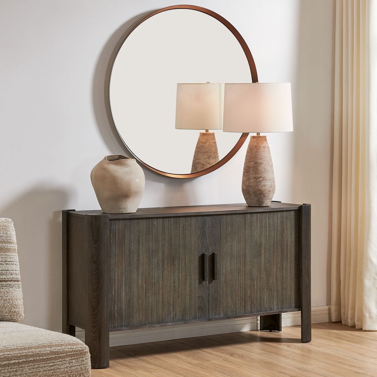 Druri 2 Door Cabinet FURNITURE - Cabinet Uttermost