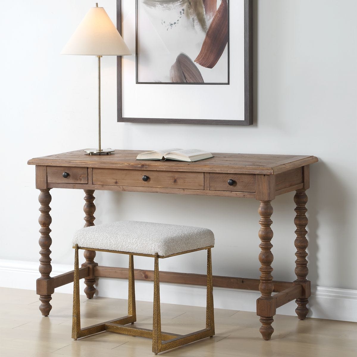 Samuel Writing Desk FURNITURE - desk Uttermost