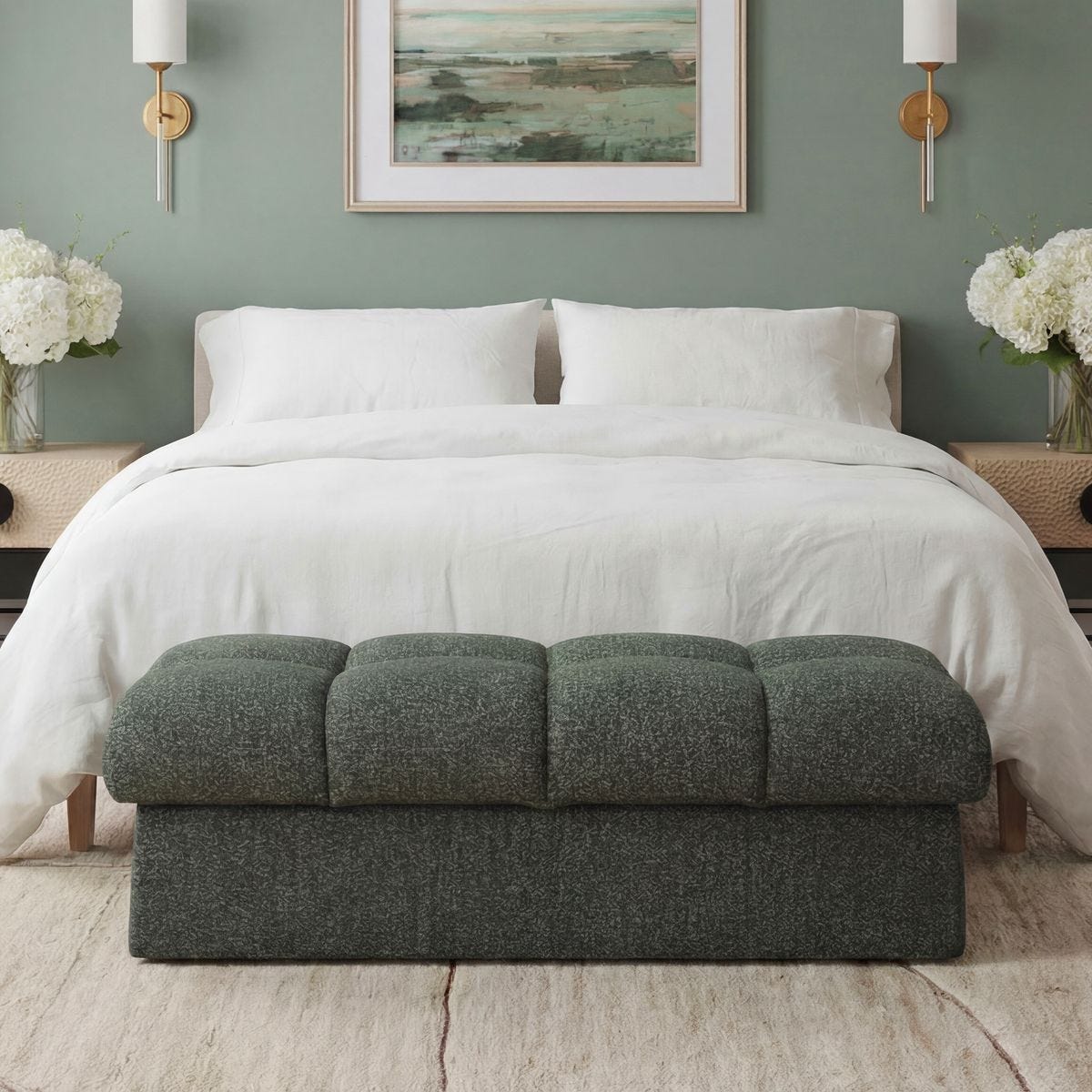 Harley Bench FURNITURE - benches Uttermost