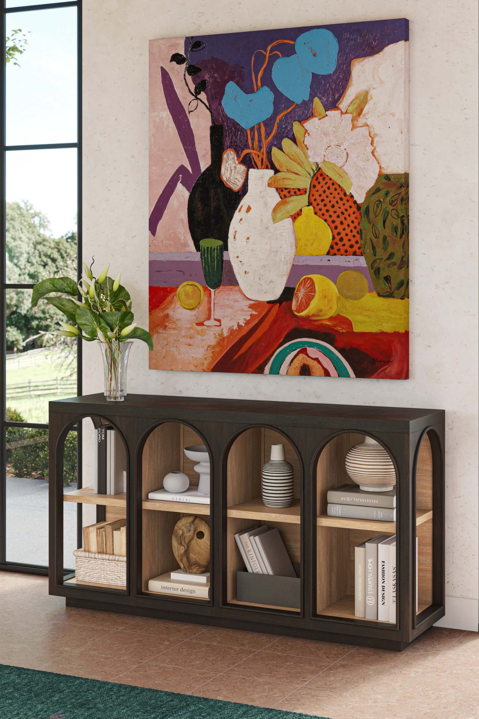 Vannes Crescent Console FURNITURE - sideboard Bramble