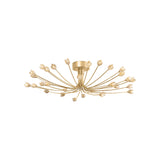 Falkirk Semi Flush LIGHTING - semi flush Hudson Valley Lighting Vintage Gold Leaf Large
