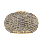Penarth Flush Mount LIGHTING - Flush Mount Hudson Valley Lighting Aged Brass