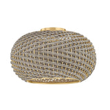 Penarth Flush Mount LIGHTING - Flush Mount Hudson Valley Lighting Aged Brass