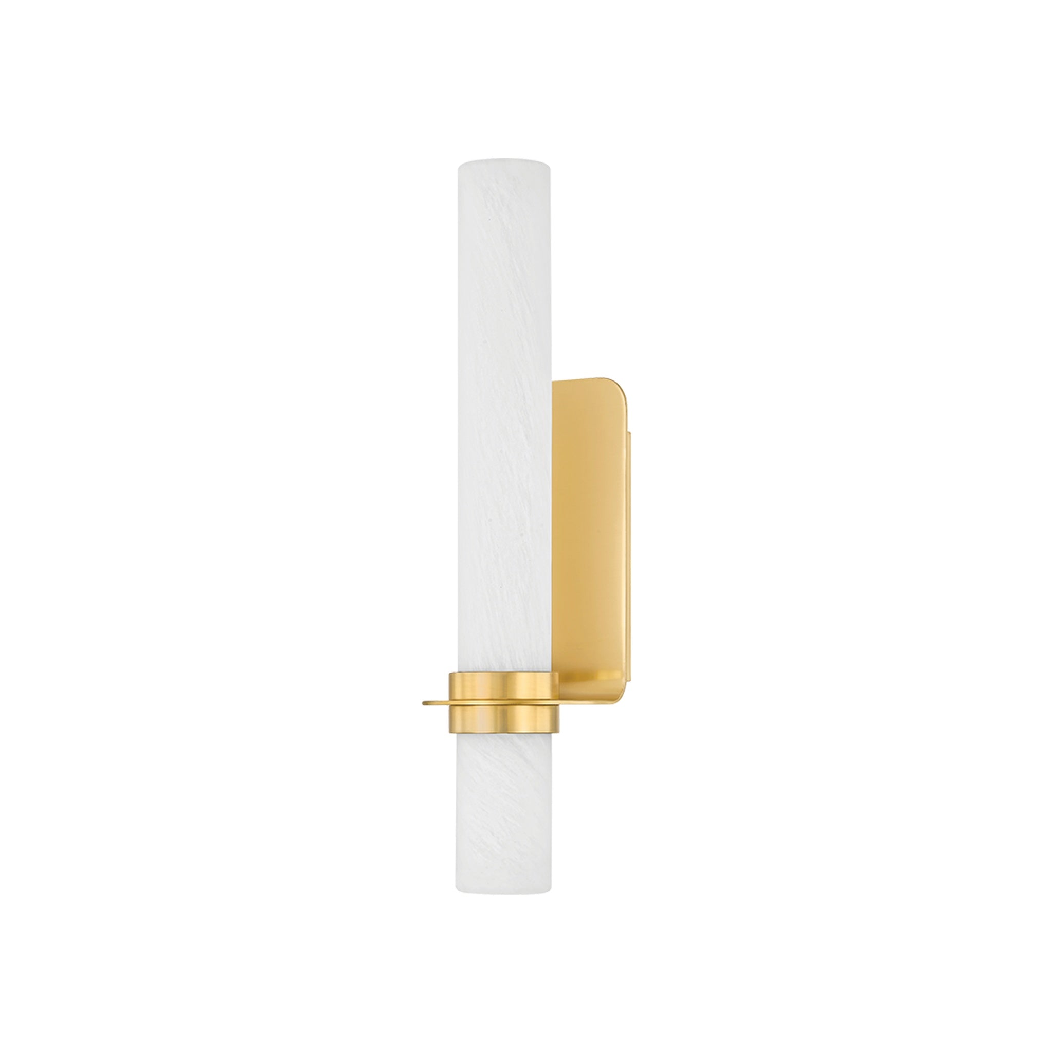 Groveland Station Wall Sconce LIGHTING - wall sconce Hudson Valley Lighting Aged Brass Small