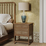 Cholet 2 Drawer Bedside Table FURNITURE - nightstand Bramble