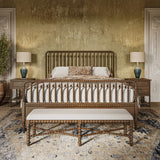 Cholet 2 Drawer Bedside Table FURNITURE - nightstand Bramble