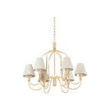 Warrensburg Chandelier LIGHTING - chandelier Hudson Valley Lighting Vintage Gold Leaf Small