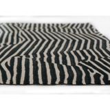 Xavier Black Waves Rug