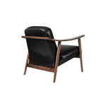 FLOOR MODEL - Gus* Modern Baltic Chair - Walnut/Black Saddle Leather FURNITURE - floor model Gus