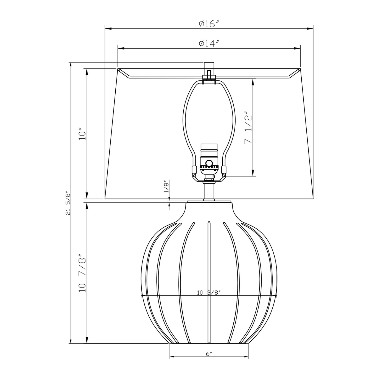 Arla Table Lamp - Rug & Weave