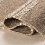 Nate Berkus York Striped Wool Cozy Area Rug RUGS - wool Dash & Albert