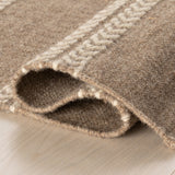 Nate Berkus York Striped Wool Cozy Area Rug RUGS - wool Dash & Albert